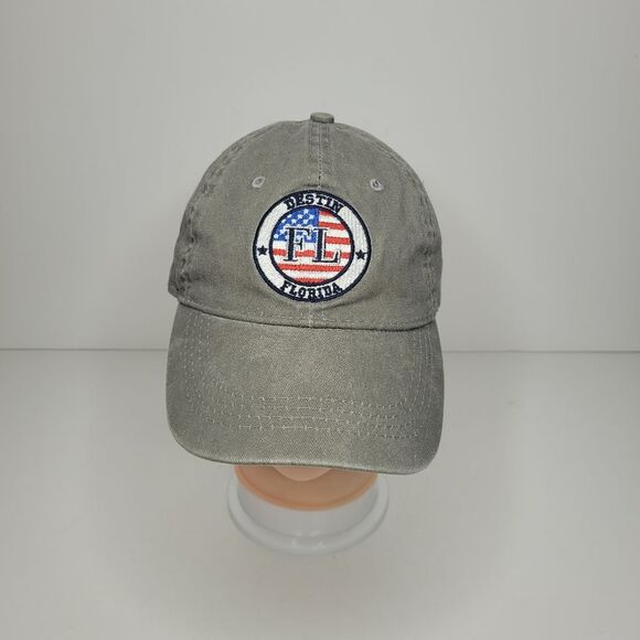 Destin Florida Swift gray distressed look hat adjustable - Picture 1 of 6